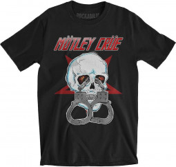 Motley Crue - Unisex T-Shirt: Skull Cuffs 2