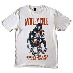Motley Crue - Unisex T-Shirt: World Tour Vintage