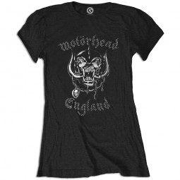 Motorhead - Ladies T-Shirt: England (Diamante)