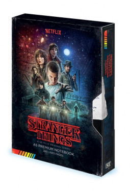 Stranger Things Premium Notebook A5 VHS (S1) - blok