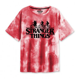 Stranger Things T-Shirt Bike Silhoutette - triko