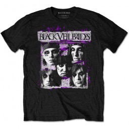 Black Veil Brides - Unisex T-Shirt: Grunge Faces