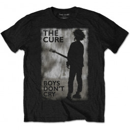 THE CURE UNISEX T-SHIRT: BOYS DON'T CRY BLACK & WHITE
