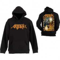 Anthrax - Unisex Pullover Hoodie: Evil Twin (Back Print)