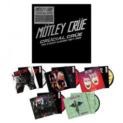 MOTLEY CRUE - CRÜCIAL CRÜE - THE STUDIO ALBUMS 1981-1989 - 5CD