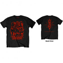 Slipknot - Unisex T-Shirt: WANYK Red Patch (Back Print) skladem