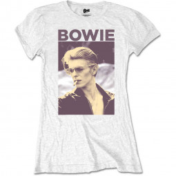 David Bowie - Ladies T-Shirt: Smoking (Retail Pack)