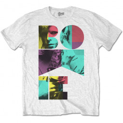 David Bowie - Unisex T-Shirt: Colour Sax