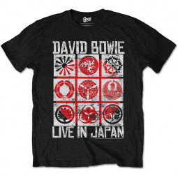 David Bowie - Unisex T-Shirt: Live in Japan
