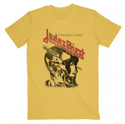 Judas Priest - Unisex T-Shirt: Stained Class Vintage Head - TRIKO