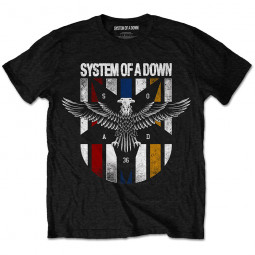 System Of A Down - Unisex T-Shirt: Eagle Colours - TRIKO