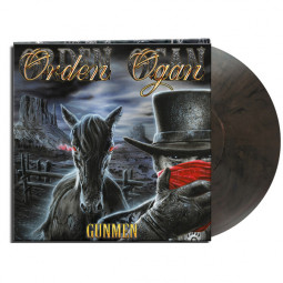 ORDEN OGAN - GUNMEN (CLEAR/BLACK MARBLED VINYL) - LP
