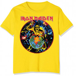 Iron Maiden - Unisex T-Shirt: World Piece Tour Circle