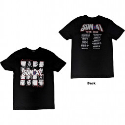 Sum 41 Unisex T-Shirt: All Killer No Filler European Tour 2022 (Back Print)
