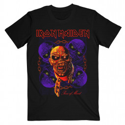 Iron Maiden - Unisex T-Shirt: Piece of Mind Multi Head Eddie