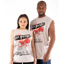 The Sex Pistols - Unisex Embellished Vest T-Shirt: Filthy Lucre (Diamante)