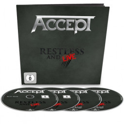 ACCEPT - RESTLESS & LIVE (EARBOOK) - 2CD/DVD/BRD