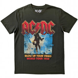 AC/DC - Unisex T-Shirt: Blow Up Your Video - TRIKO