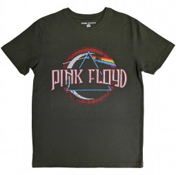 Pink Floyd Unisex T-Shirt: Vintage Dark Side of the Moon Seal - TRIKO