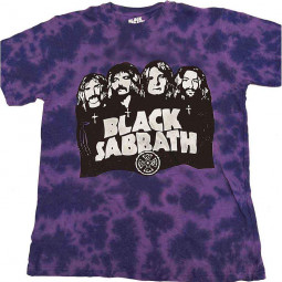 Black Sabbath Unisex T-Shirt: Wavy Logo (Wash Collection) - TRIKO
