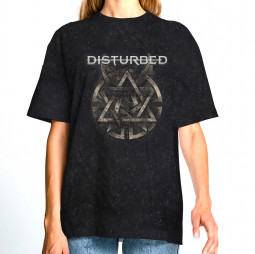 Disturbed Unisex T-Shirt: Riveted (Wash Collection) - TRIKO