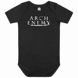 Arch Enemy (Logo) - Baby bodysuit - black - white