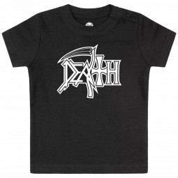 Death (Logo) - Baby t-shirt - black - white