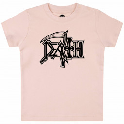 Death (Logo) - Baby t-shirt - pale pink - black