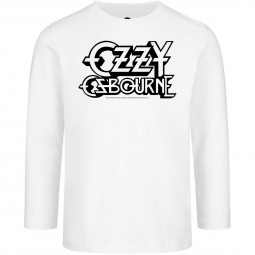Ozzy Osbourne (Logo) - Kids longsleeve - white - black