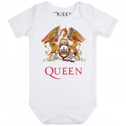 Queen (Crest) - Baby bodysuit - white - multicolour