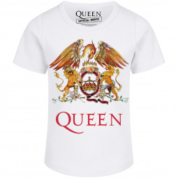 Queen (Crest) - Girly shirt - white - multicolour