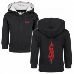 Slipknot (Logo) - Baby zip-hoody - black - red - mikina
