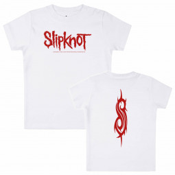 Slipknot (Logo) - Baby t-shirt - white - red