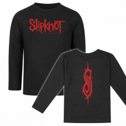 Slipknot (Logo) - Kids longsleeve - black - red