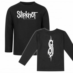Slipknot (Logo) - Kids longsleeve - black - white