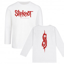 Slipknot (Logo) - Kids longsleeve - white - red