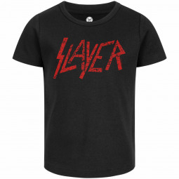 Slayer (Logo) - Girly shirt - black - red
