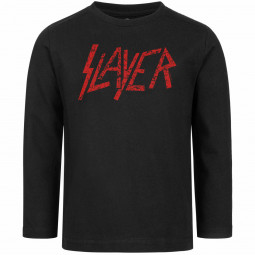 Slayer (Logo) - Kids longsleeve - black - red