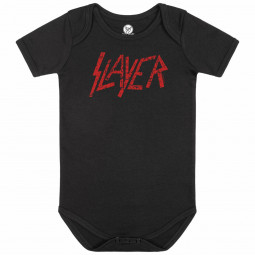 Slayer (Logo) - Baby bodysuit - black - red