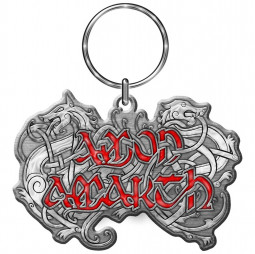 Amon Amarth Keychain: Dragon Logo (Die-Cast Relief) (PŘÍVĚSEK)