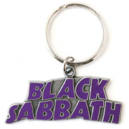 Black Sabbath Keychain: Wavy Logo (Enamel In-fill) (PŘÍVĚSEK)