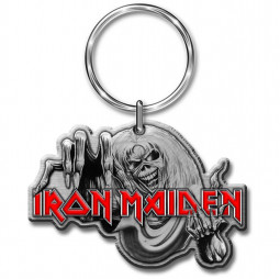 Iron Maiden Keychain: Number Of The Beast (Enamel In-Fill) (PŘÍVĚSEK)