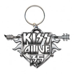 KISS Keychain: Alive 35 Tour (Die-cast Relief) (PŘÍVĚSEK)