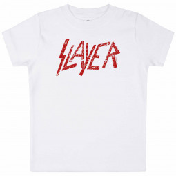 Slayer (Logo) - Baby t-shirt - white - red