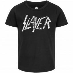 Slayer (Logo) - Girly shirt - black - white
