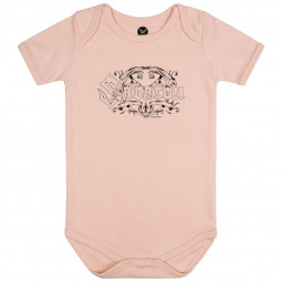 Sabaton (Crest) - Baby bodysuit - pale pink - black