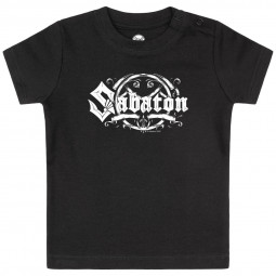 Sabaton (Crest) - Baby t-shirt - black - white