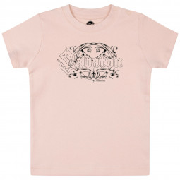 Sabaton (Crest) - Baby t-shirt - pale pink - black