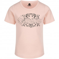 Sabaton (Crest) - Girly shirt - pale pink - black
