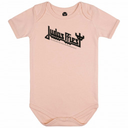 Judas Priest (Logo) - Baby bodysuit - pale pink - black